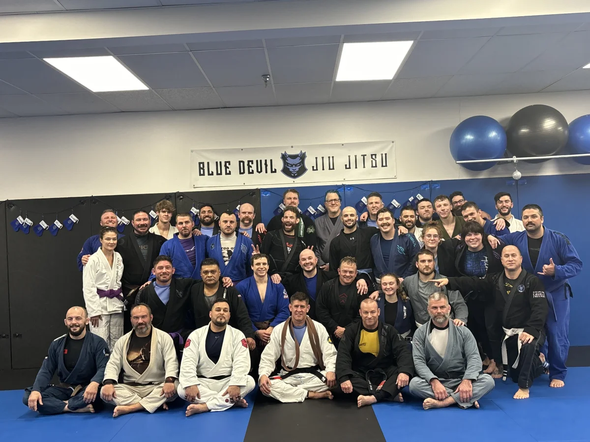 Blue Devil Jiu Jitsu team group photo