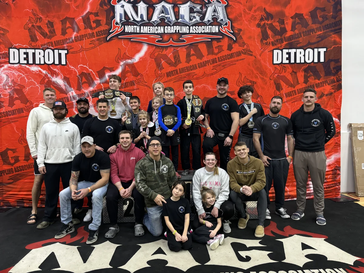 NAGA competition team at Blue Devil Jiu Jitsu