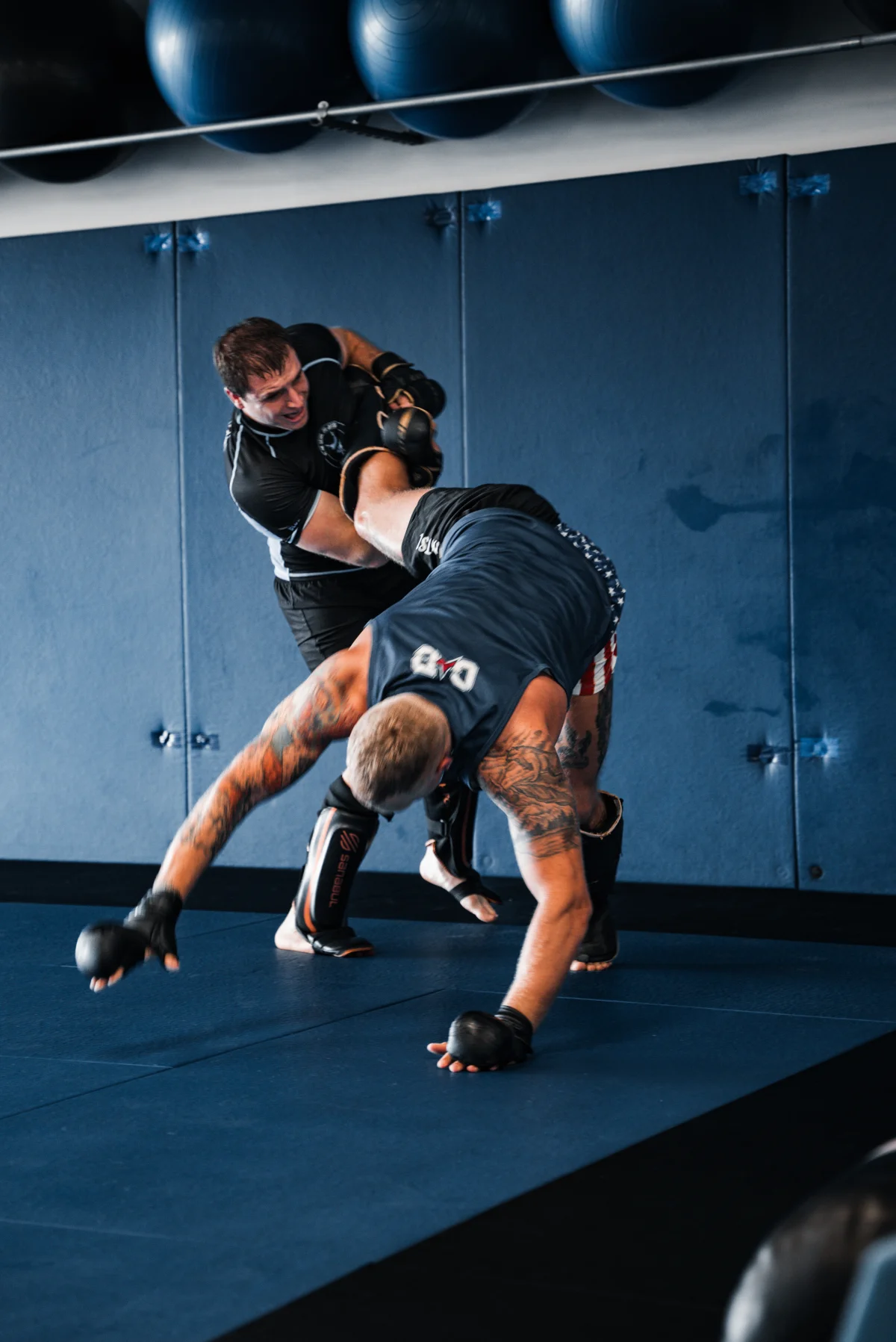 Wrestling and grappling training at Blue Devil Jiu Jitsu