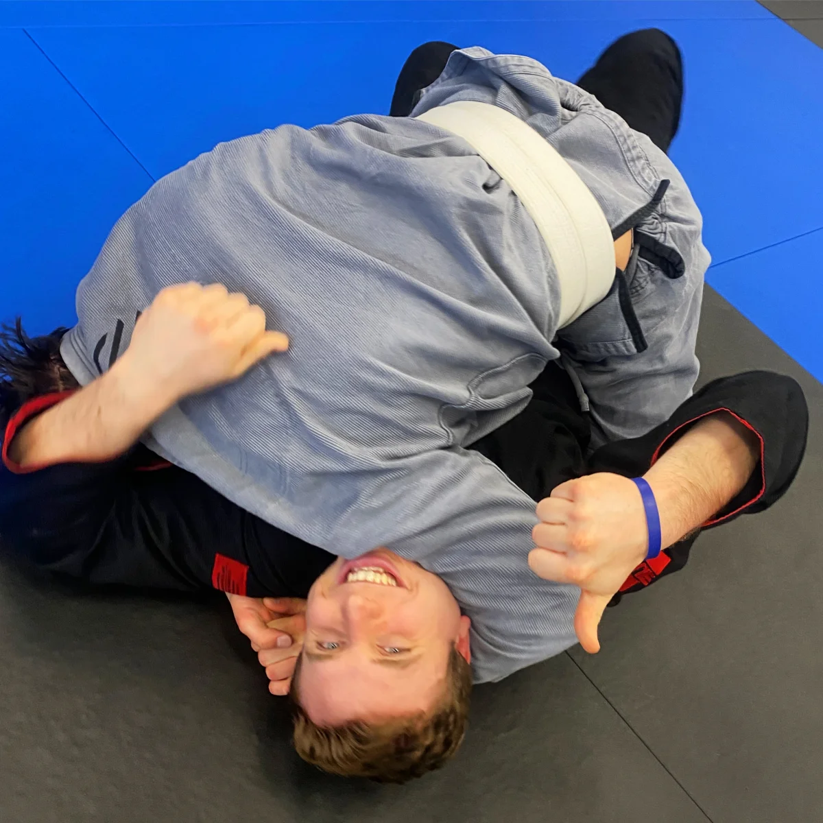 Kids BJJ training session